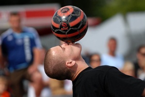 Voetbalkunstenaar Nelson