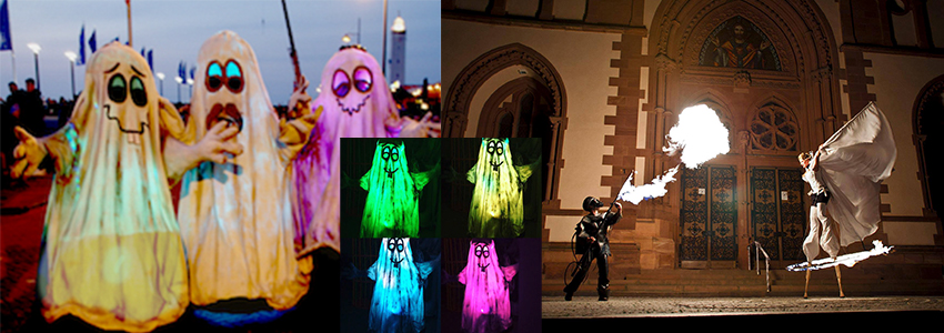 Halloween collage
