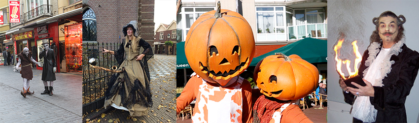 Halloween collage