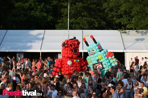 robot duo rood en groen